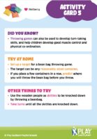 Play Well Activity Card 5