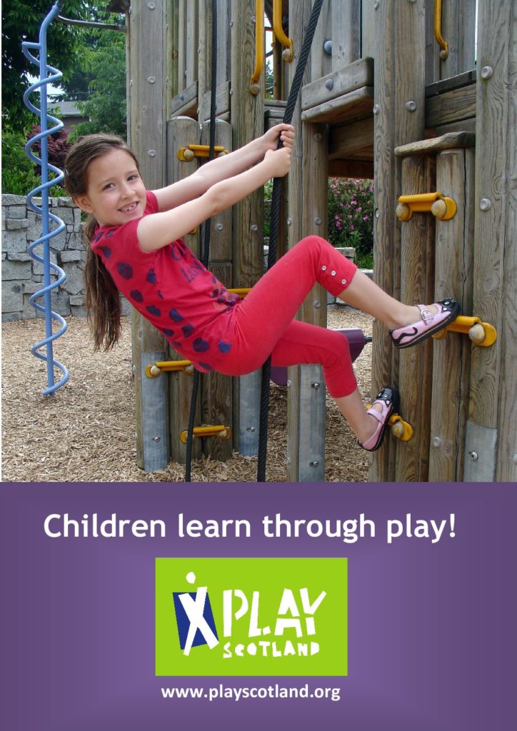 Children learn through play – climb