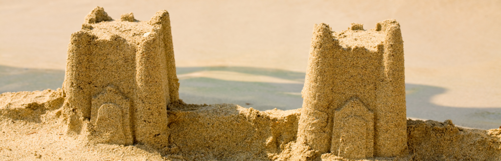 sandcastles