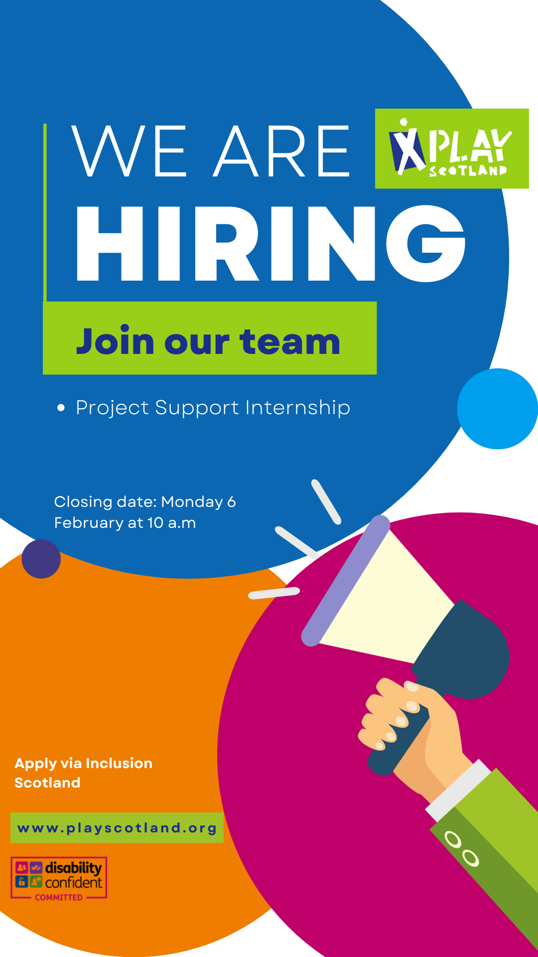 Hiring Project Support Intern