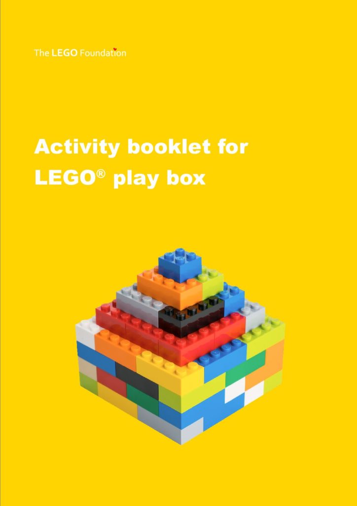 LEGO Play box activity booklet Play Scotland