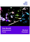 Risk Benefit Assessment Form Worked Example