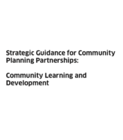 The Scottish Government Strategic Guidance for Community Planning Partnerships: Community Learning and Development.