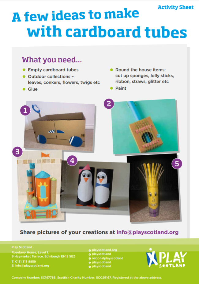 A7: a few ideas for cardboard tubes (home print)