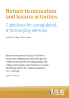 Play Scotland Guidelines for Services