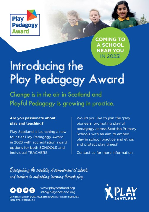 Play Pedagogy Award Leaflet