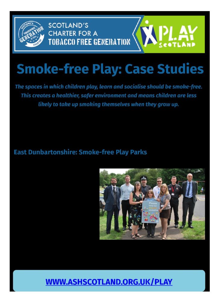 Smoke-free Play Case Studies