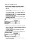 Playday 2008 opinion poll summary
